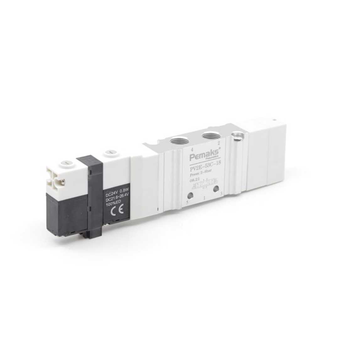 Пневматический распределитель PV2E-53E-M5 Pemaks