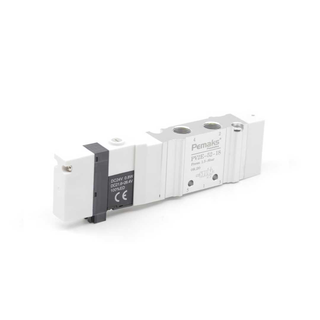 Пневматический распределитель PV2E-52-M5 Pemaks