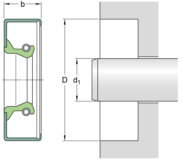 Уплотнение 31135 (SKF)